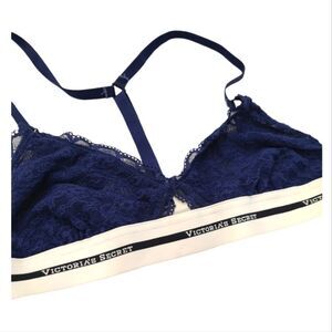 PINK Victoria's Secret Blue Bralette Small